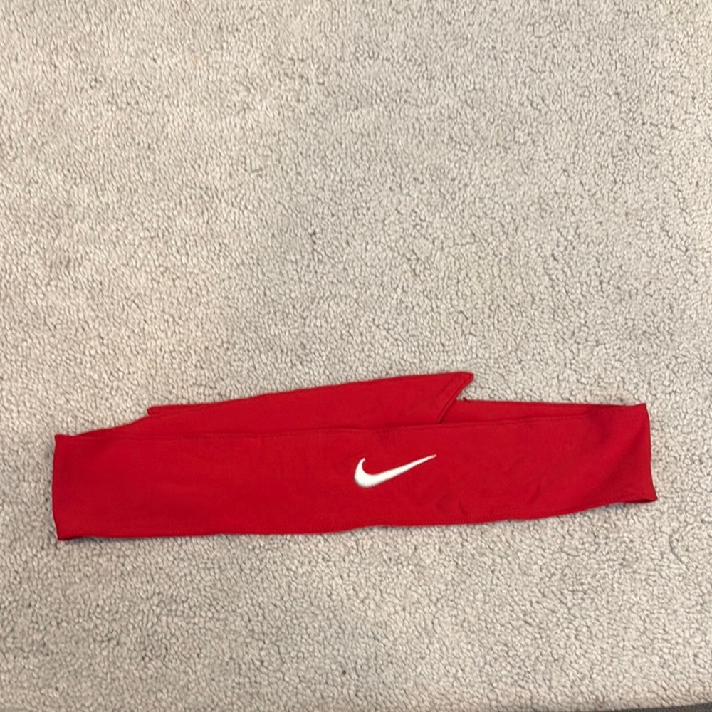 Nike Red Headband